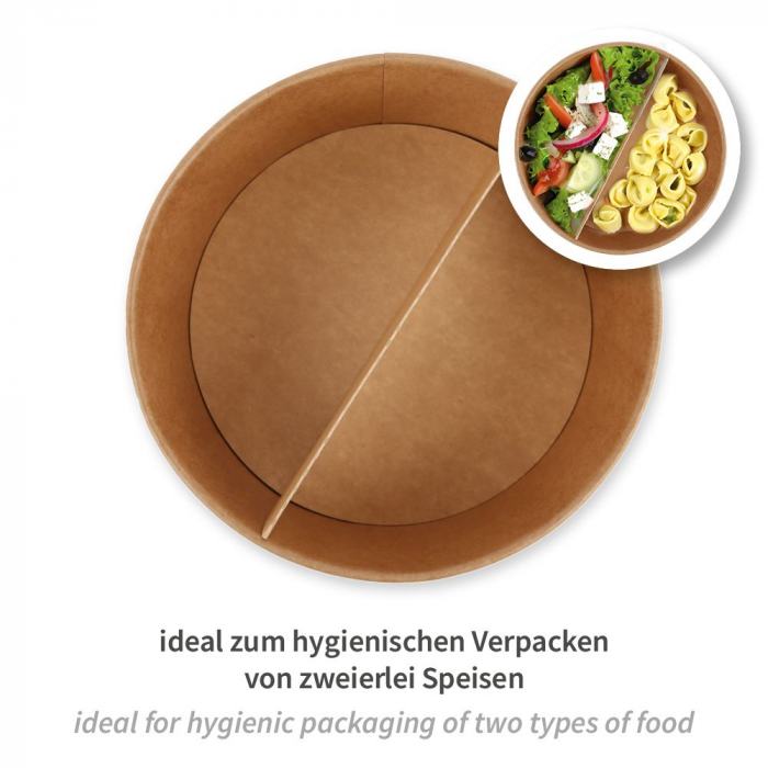 Trennsteg Kraft/PE braun passend für Bowl Ø 18,5cm für 62586, 62587